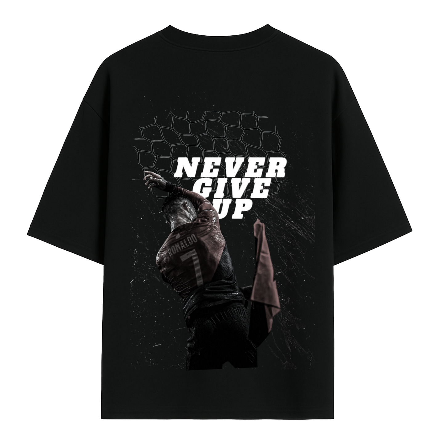 "Never Give Up" Legacy CR7 Oversized Tee