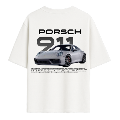 Porsche 911 Oversized T-Shirt – White