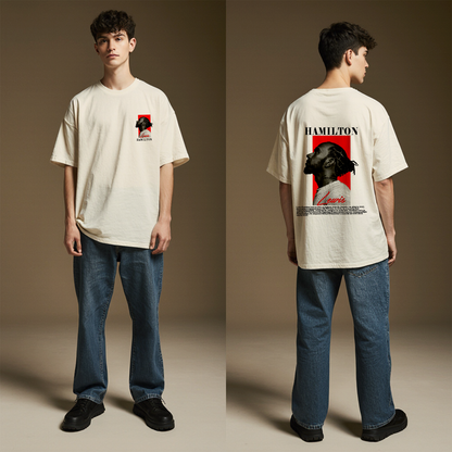 Lewis Hamilton Off-White Oversized Tee – LAZE Streetwear Edition